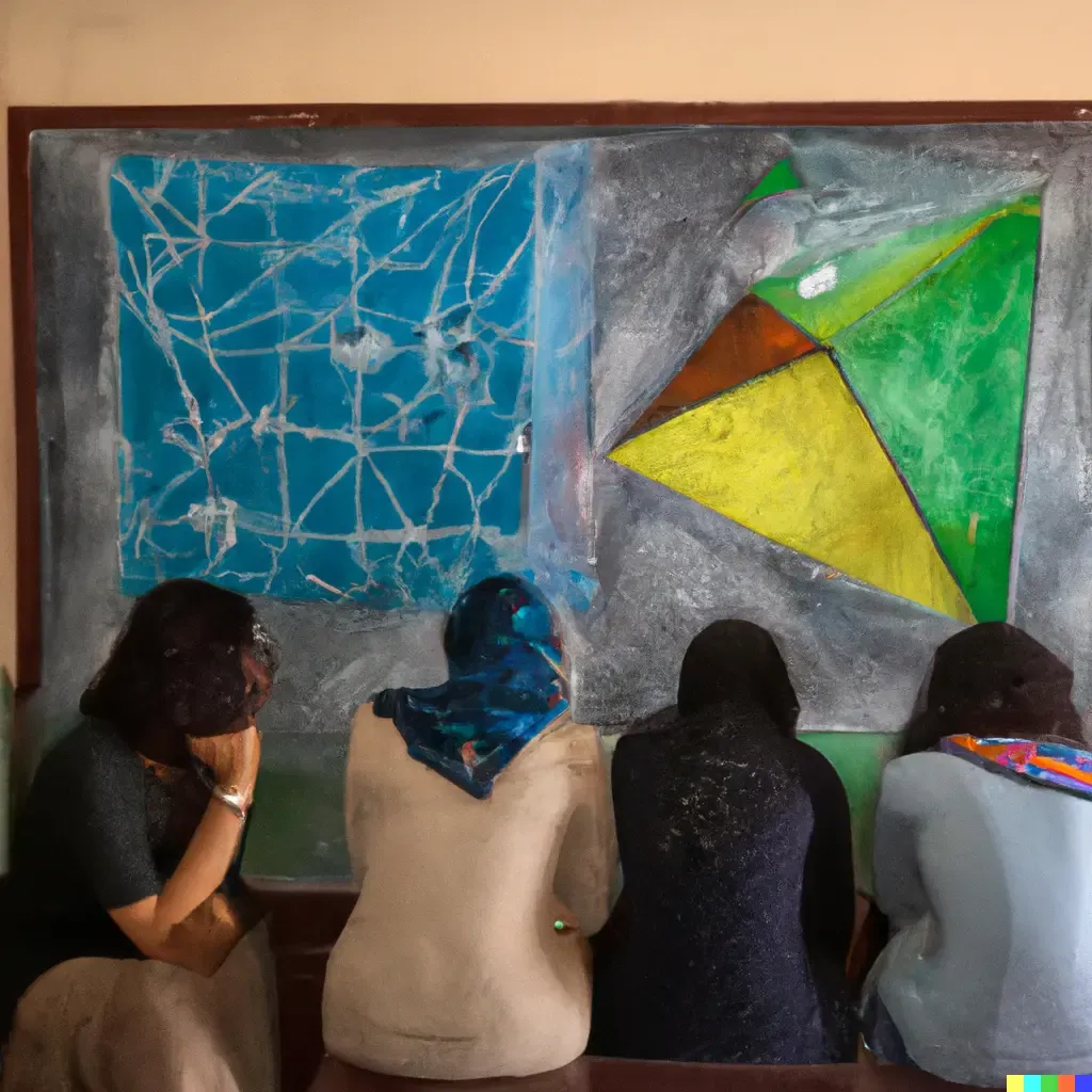 The image generated by DALL-E 2 in response to my prompt.