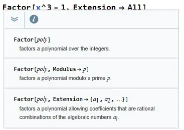 Quick help for Factor